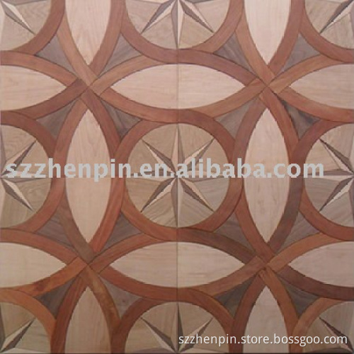 Semi solid wood art parquet flooring (balsamo maple walnut oak )